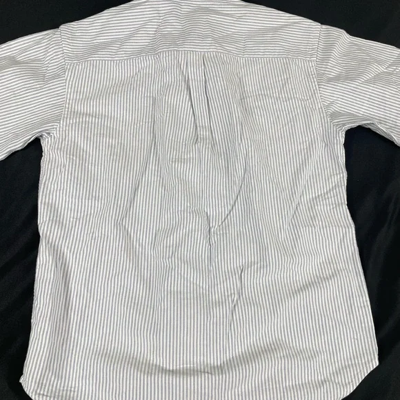 Ralph Lauren Boys Striped Long Sleeve Button Up Shirt Size 10 - Picture 10 of 10
